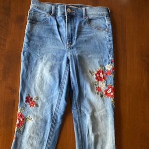 Express women high rise jeans jeggings size 2